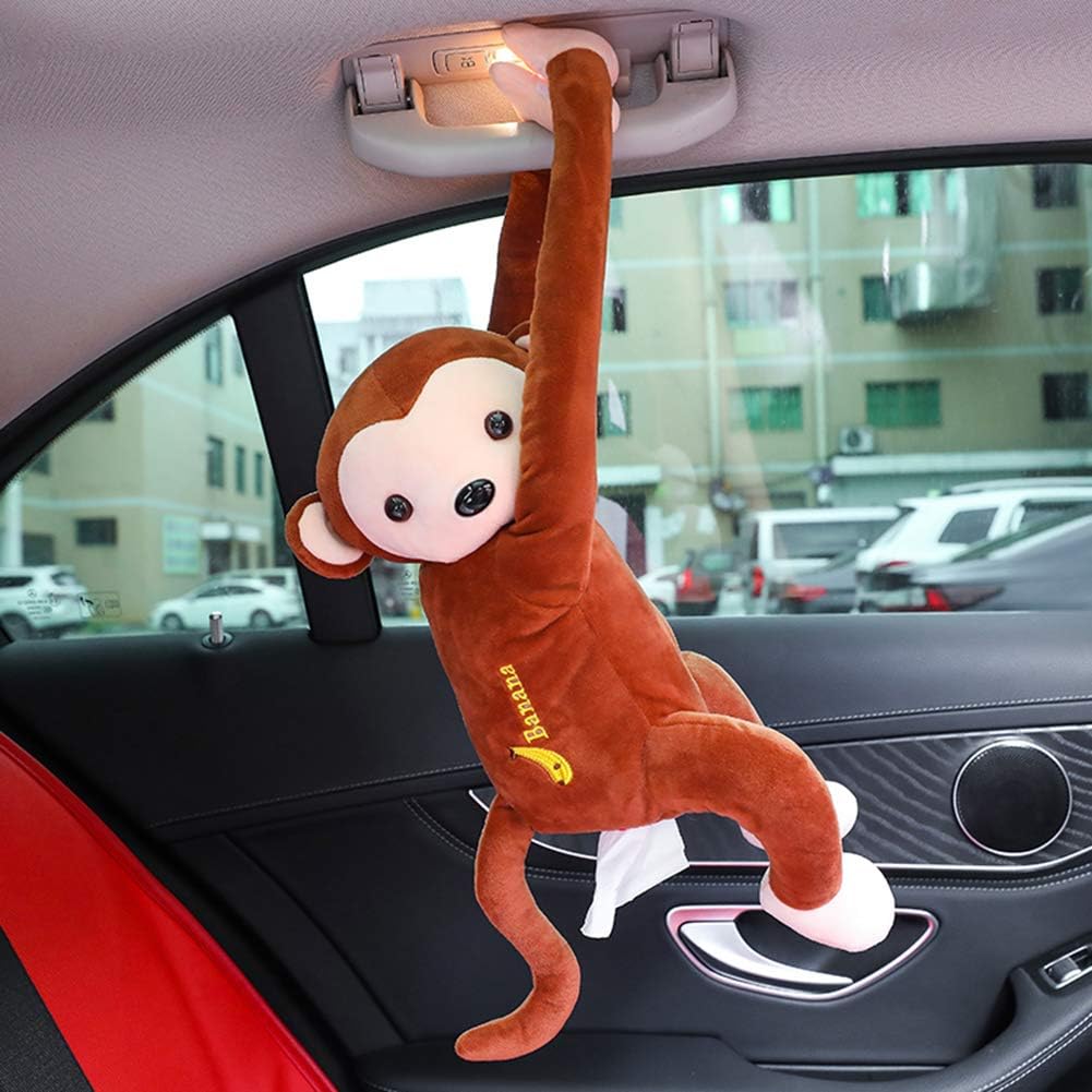 DAMEING Creative Monkey Tissue Box Holder