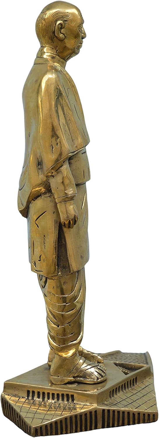 Brass Sardar Vallabhbhai Patel Statue of Unity Desk Art