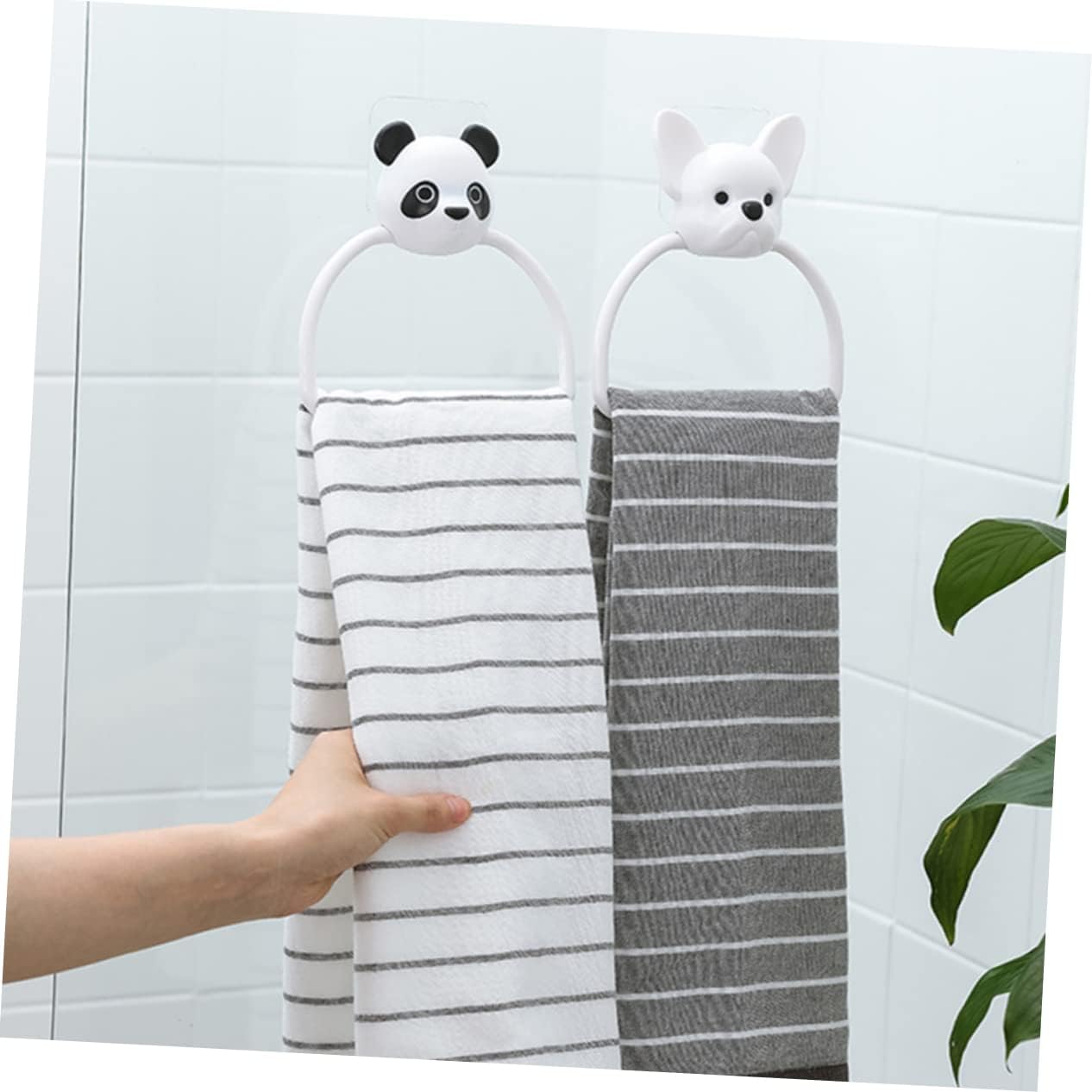 LABRIMP 3pcs Chrome Towel Rack Wall Mount