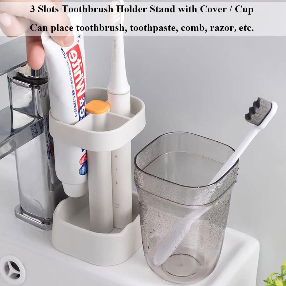 Oniapro 1 Piece Adjustable Toothbrush Holder with Cover 1
