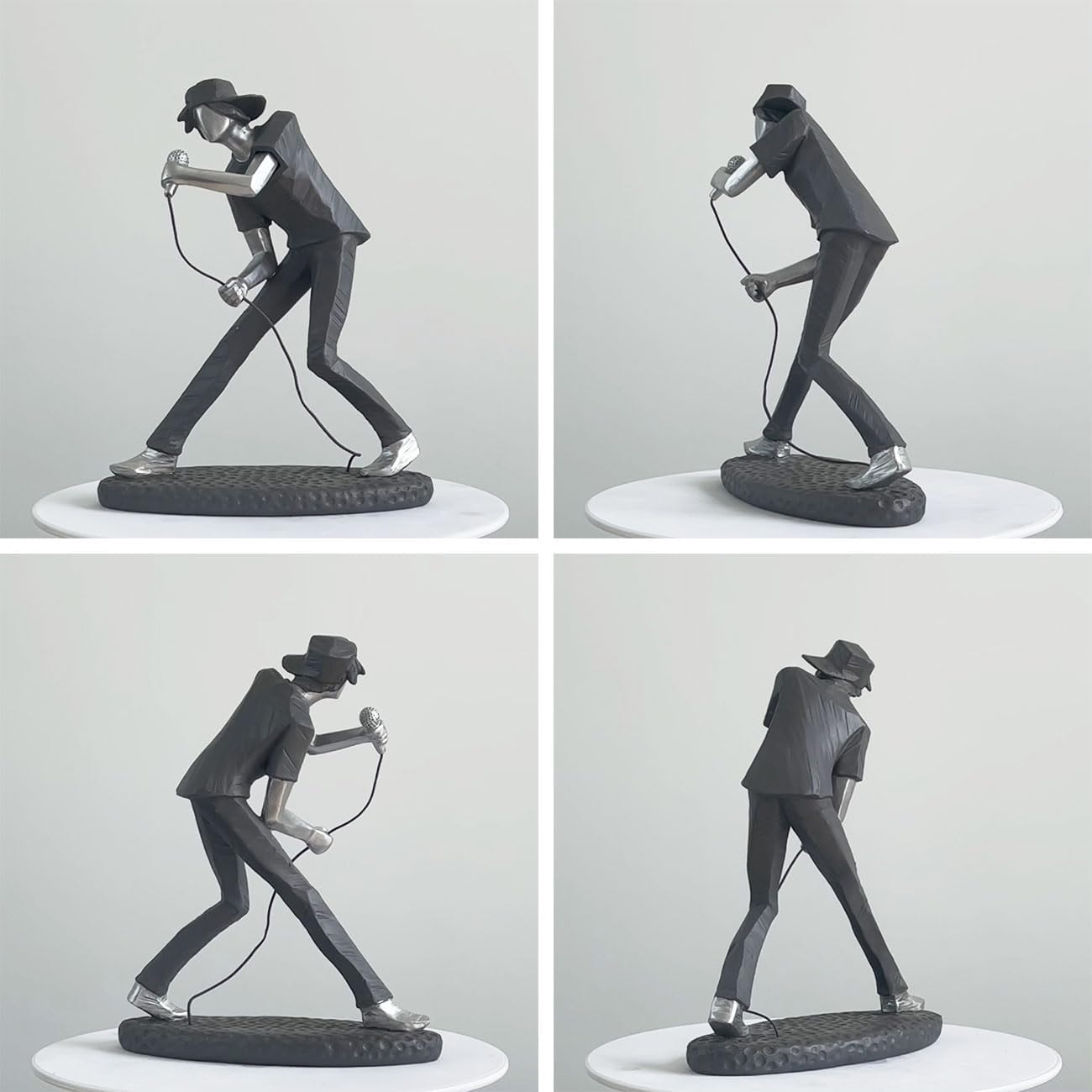 HAUCOZE Musician Figurine Piano Sculpture 85 Inch Decor Statue