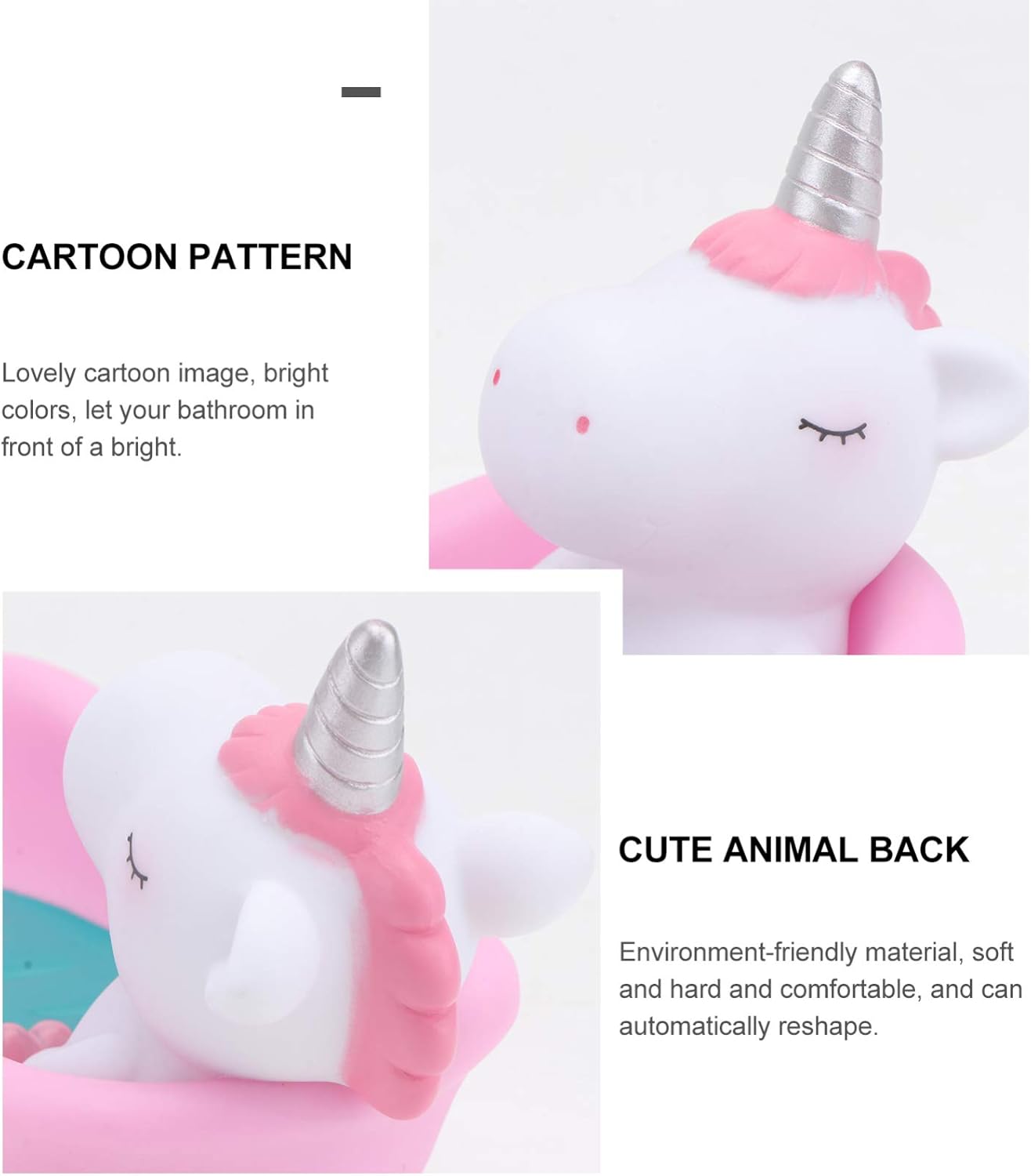 Veemoon 1PC Cute Cartoon Animal Soap Holder 1
