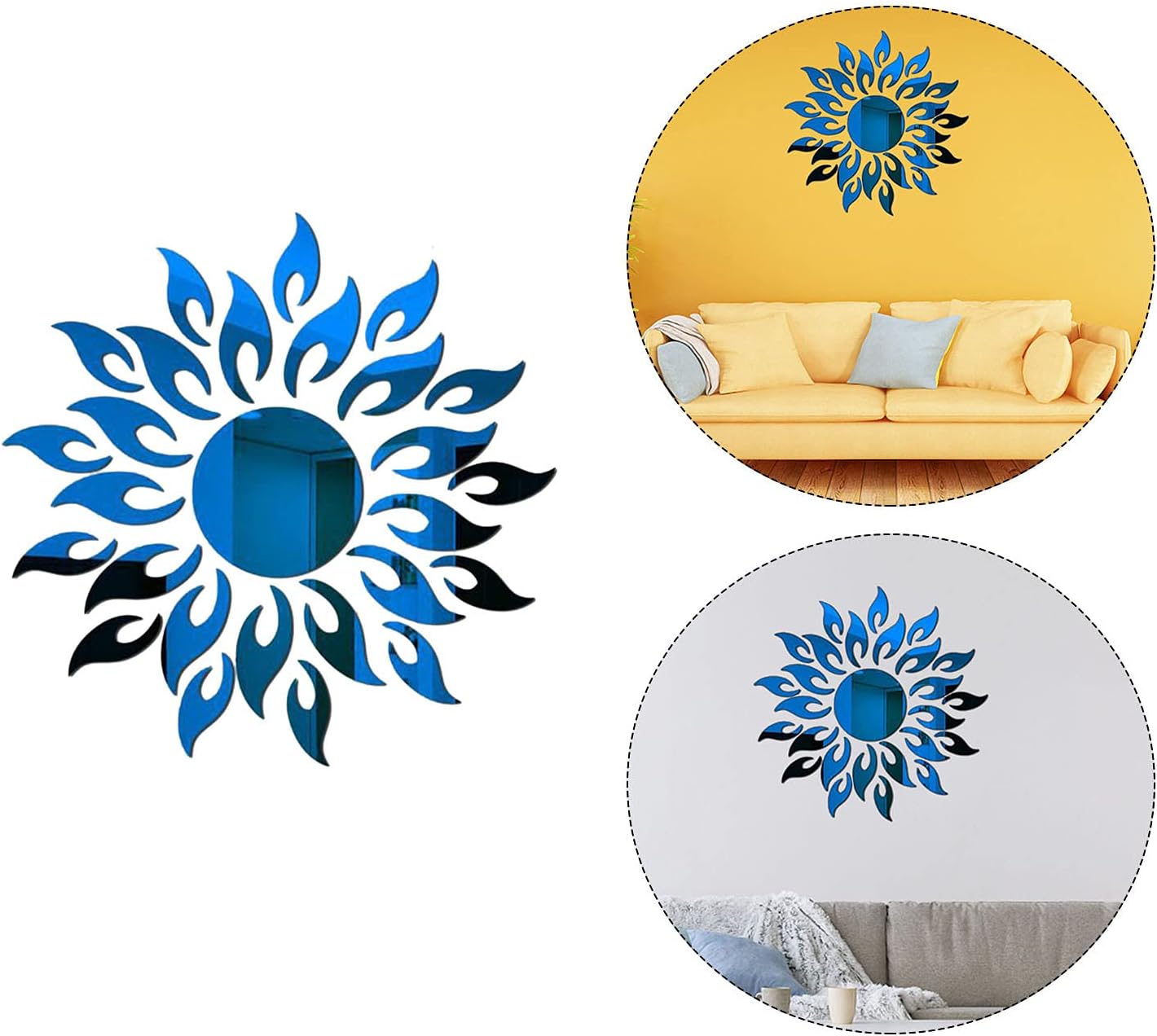 Stylish Sunflower Statue Wall Decor for Home Office