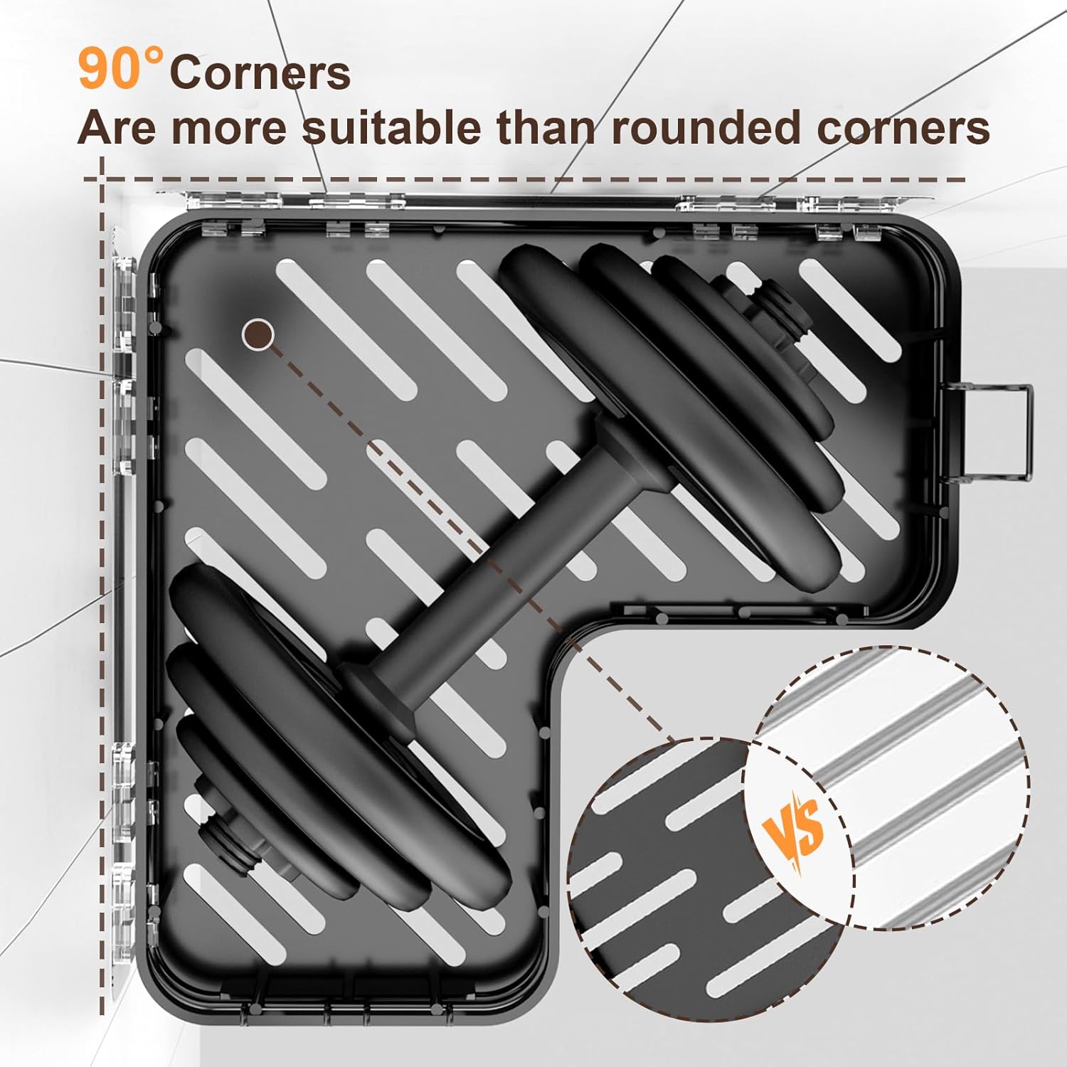Getsrichfc Corner Shower Caddy 3 Pack Set 1