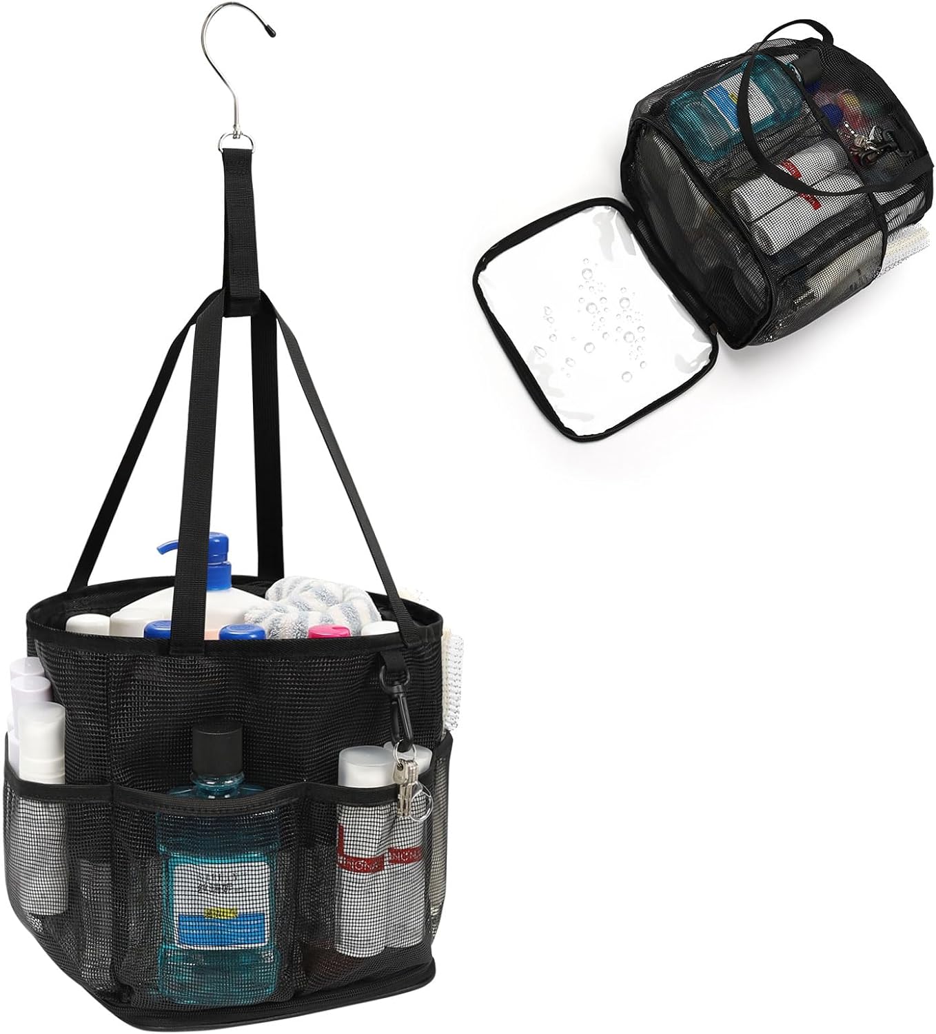 Onemoky Mesh Shower Caddy Portable for College Dorm Room Essentials