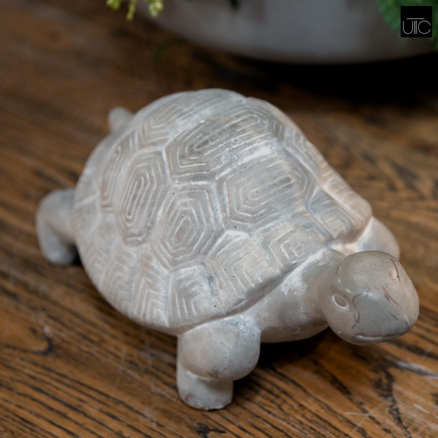 Urban Trends Modern Terracotta Turtle Figurine