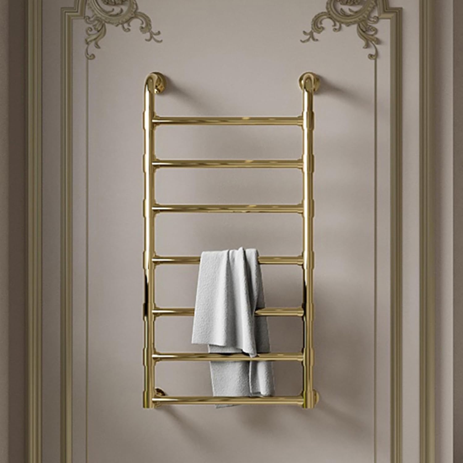 PBhusri Gold Radiator Towel Rail 1969 W x 393 H