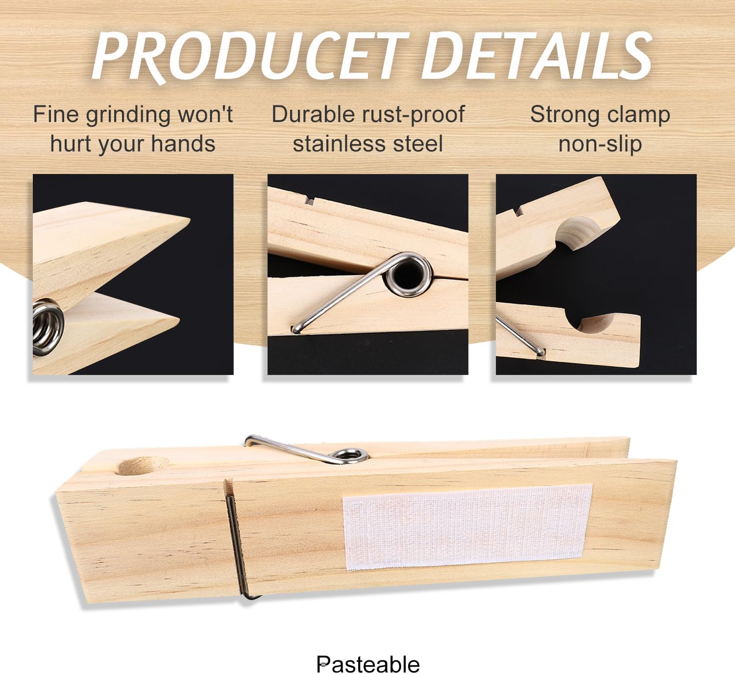 Wood Towel Hooks for Bathroom Farmhouse Decor