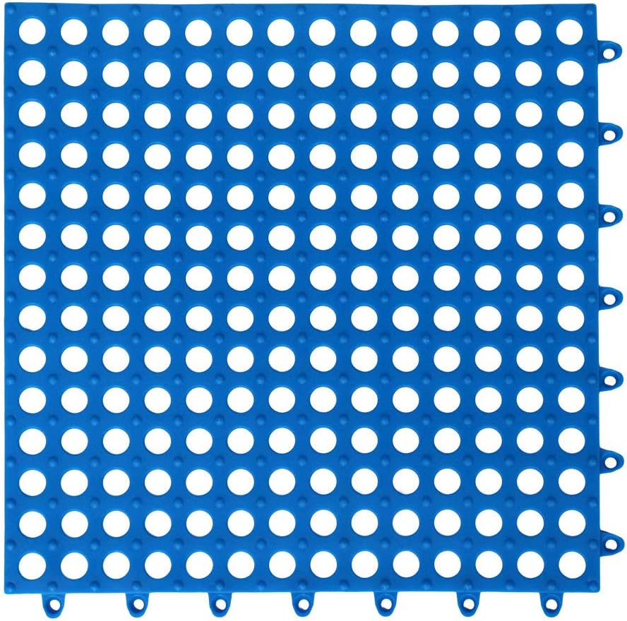ALFEEL 10Pcs Interlocking Waterproof Bath Mat