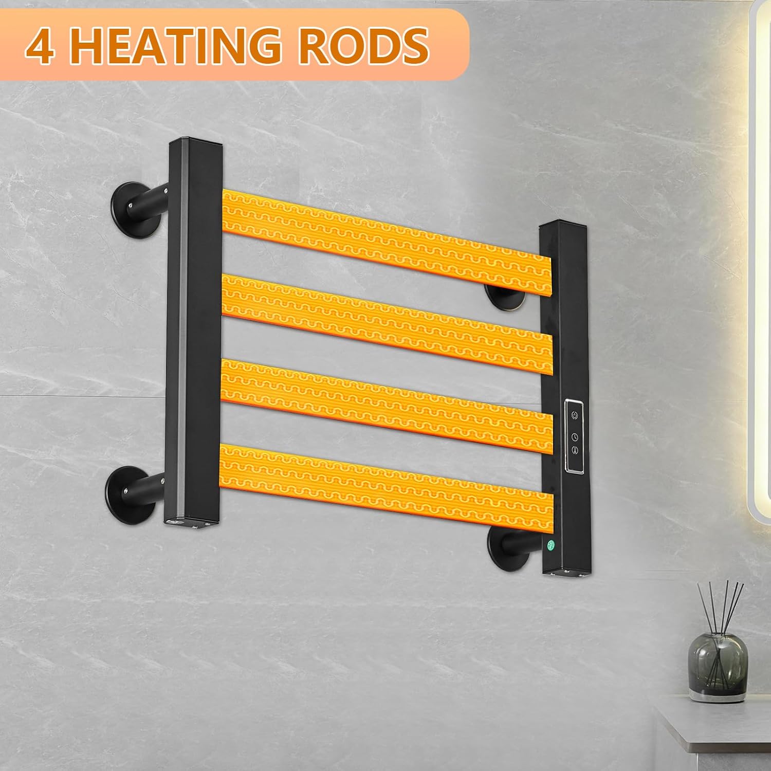 Verida Towel Warmer Rack with Timer and Temperature Control