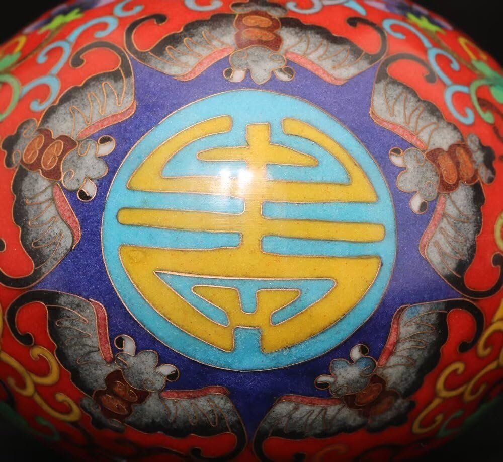 Feng Shui Gourd Brass Wu Lou Statue Office Desk Decor