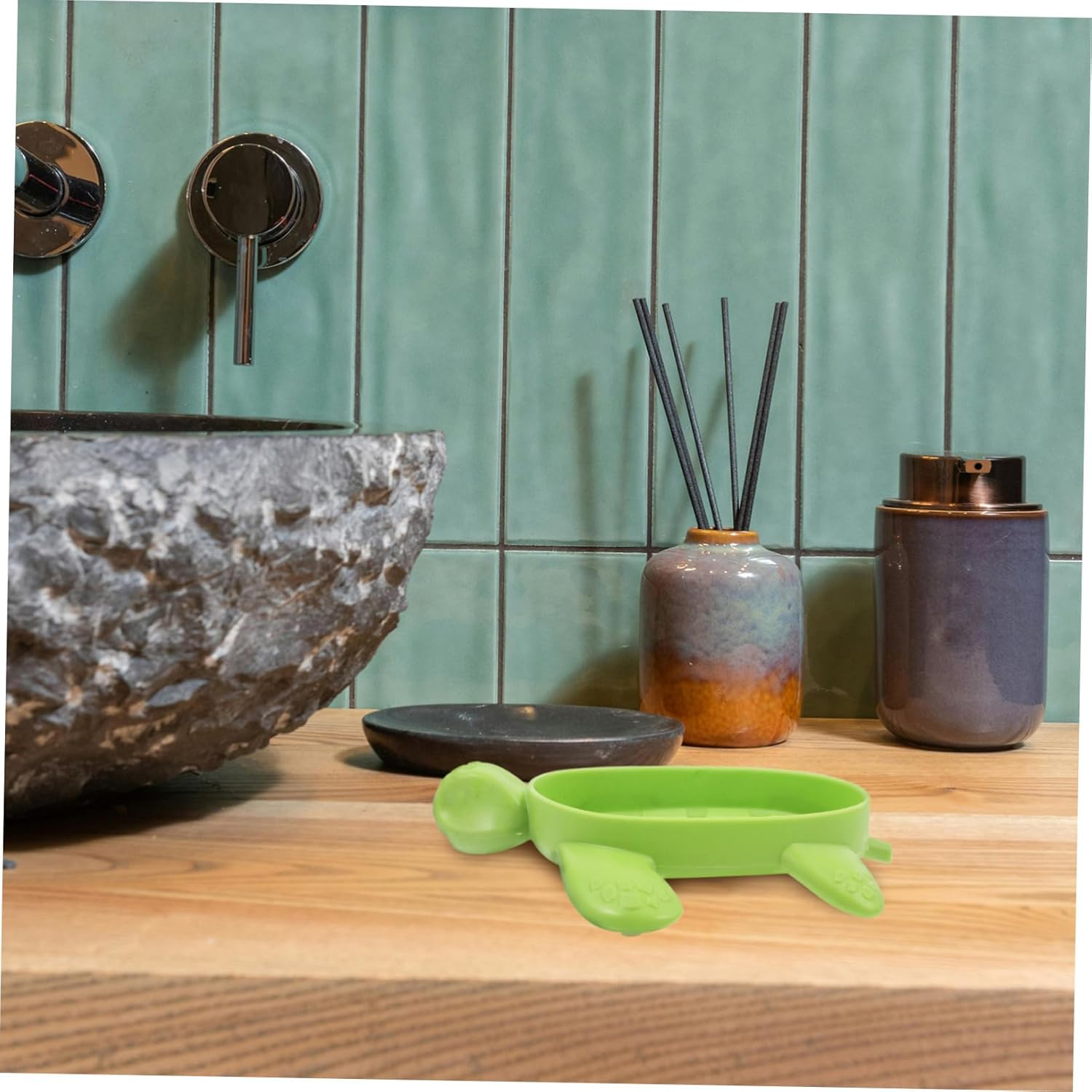 Cute Turtle Soap Dish Holder for Bathroom 1