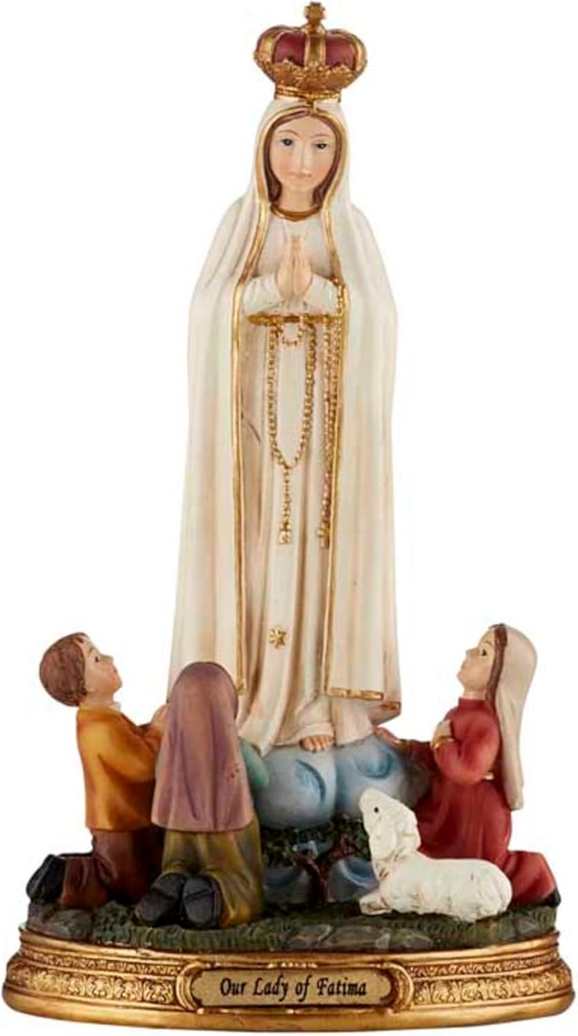 100th Anniversary Edition Our Lady of Fatima Figurine With Children