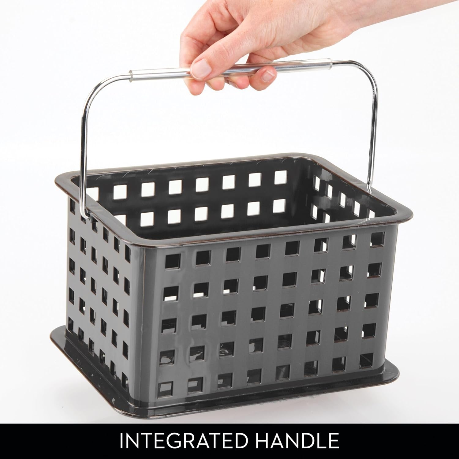 iDesign Plastic Shower Basket with Handle
