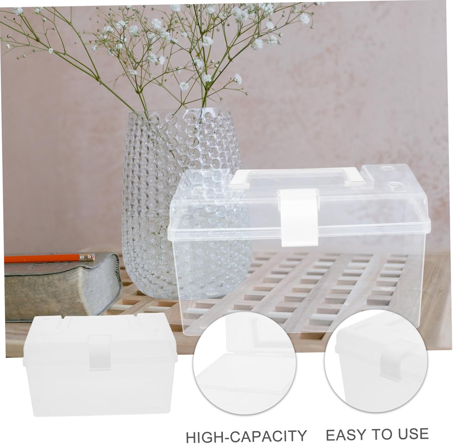 NOLITOY White Medicine Cabinet Storage Organizer