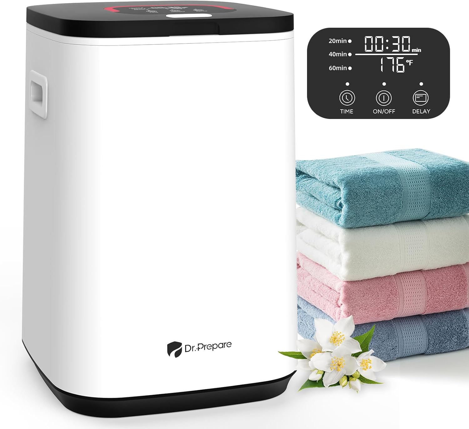 DRPREPARE 23L Towel Warmer with LED Display