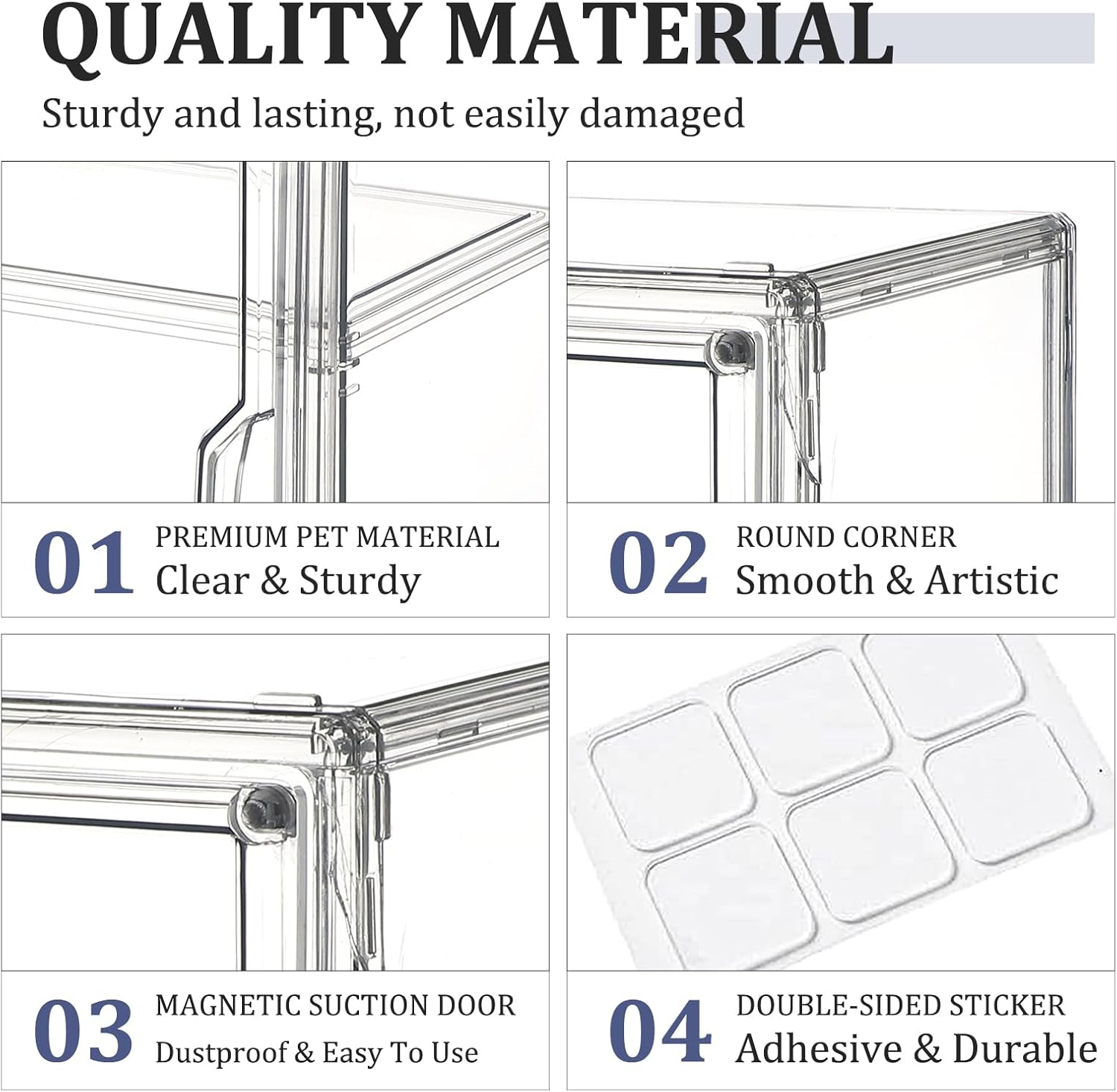 HOFURME Clear Medicine Cabinet for Small Bathrooms