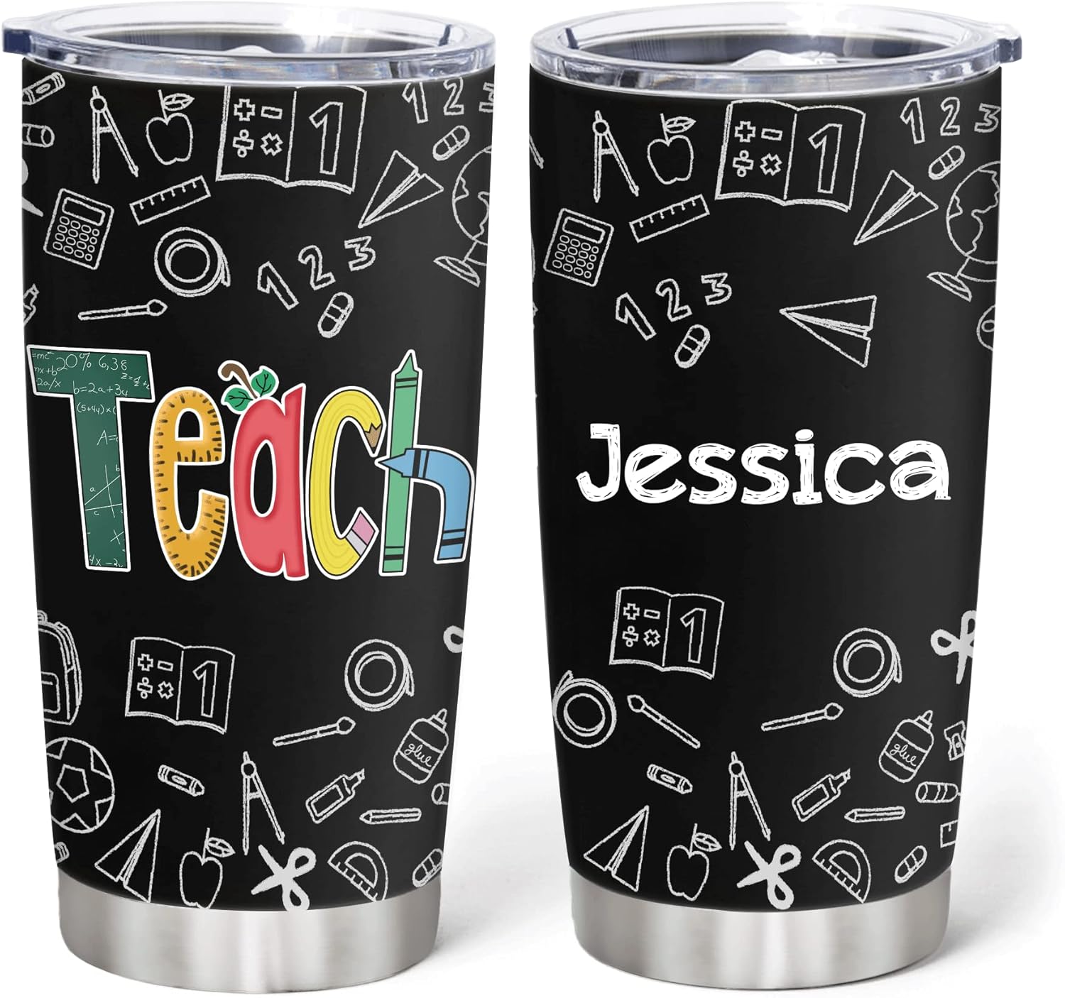 Hyturtle Personalized Stainless Steel 20oz Tumbler with Flip Lid