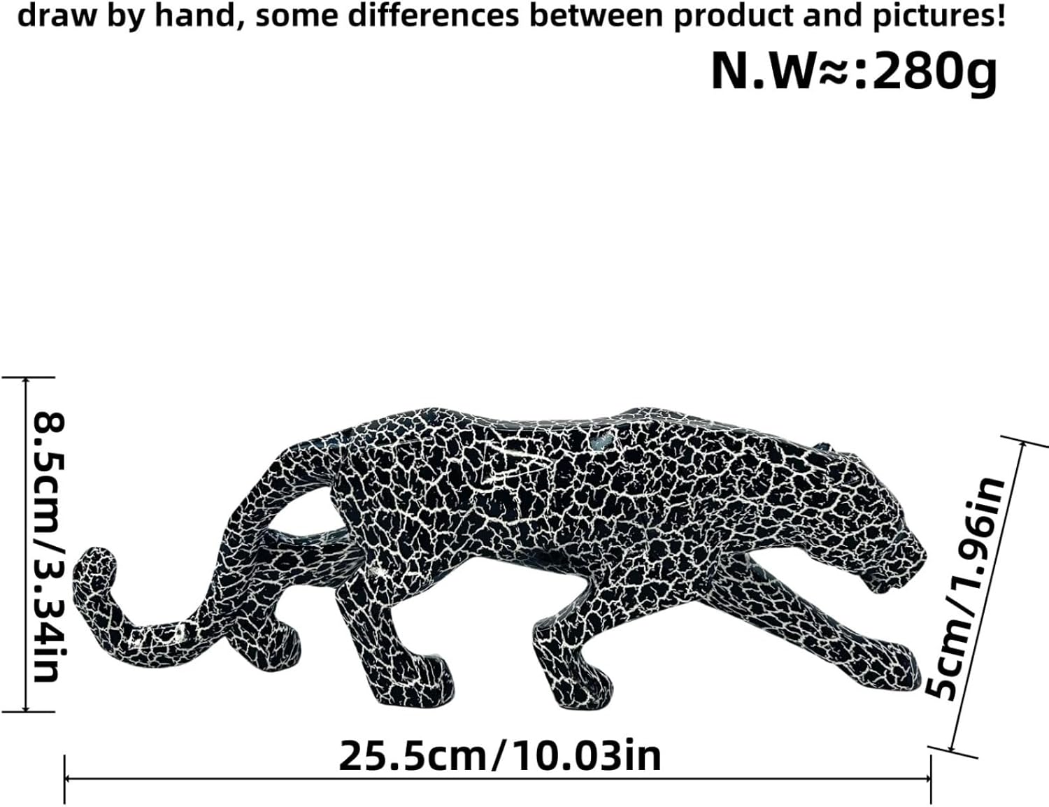 Catwalk Panther Graffiti Resin Statue