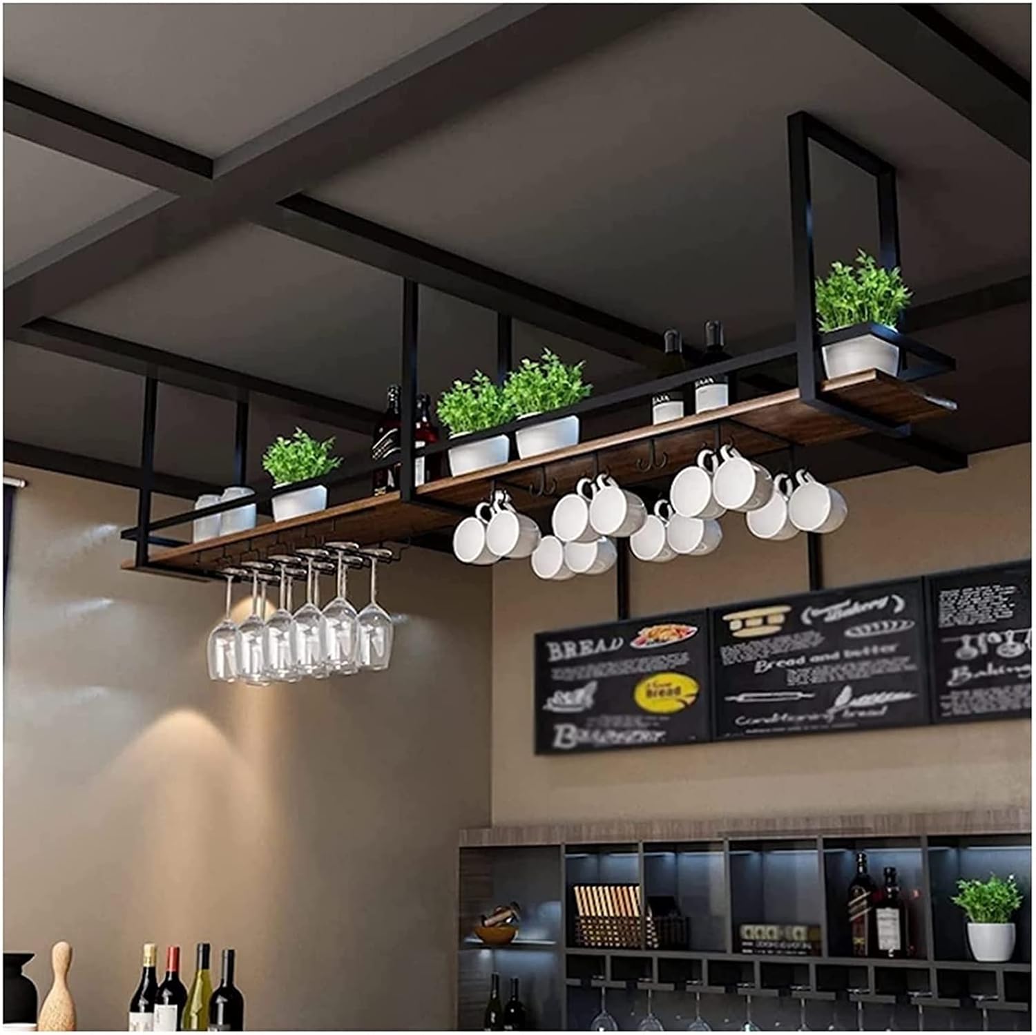 ALDEPO Dolphin Wave Floating Wine Rack