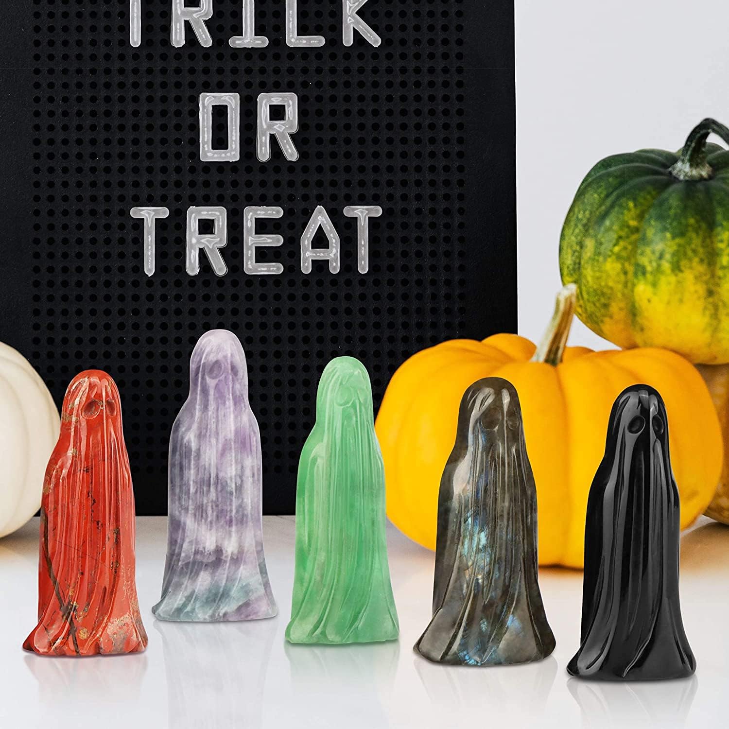 Artistone Halloween Ghost Crystal Carving Statue