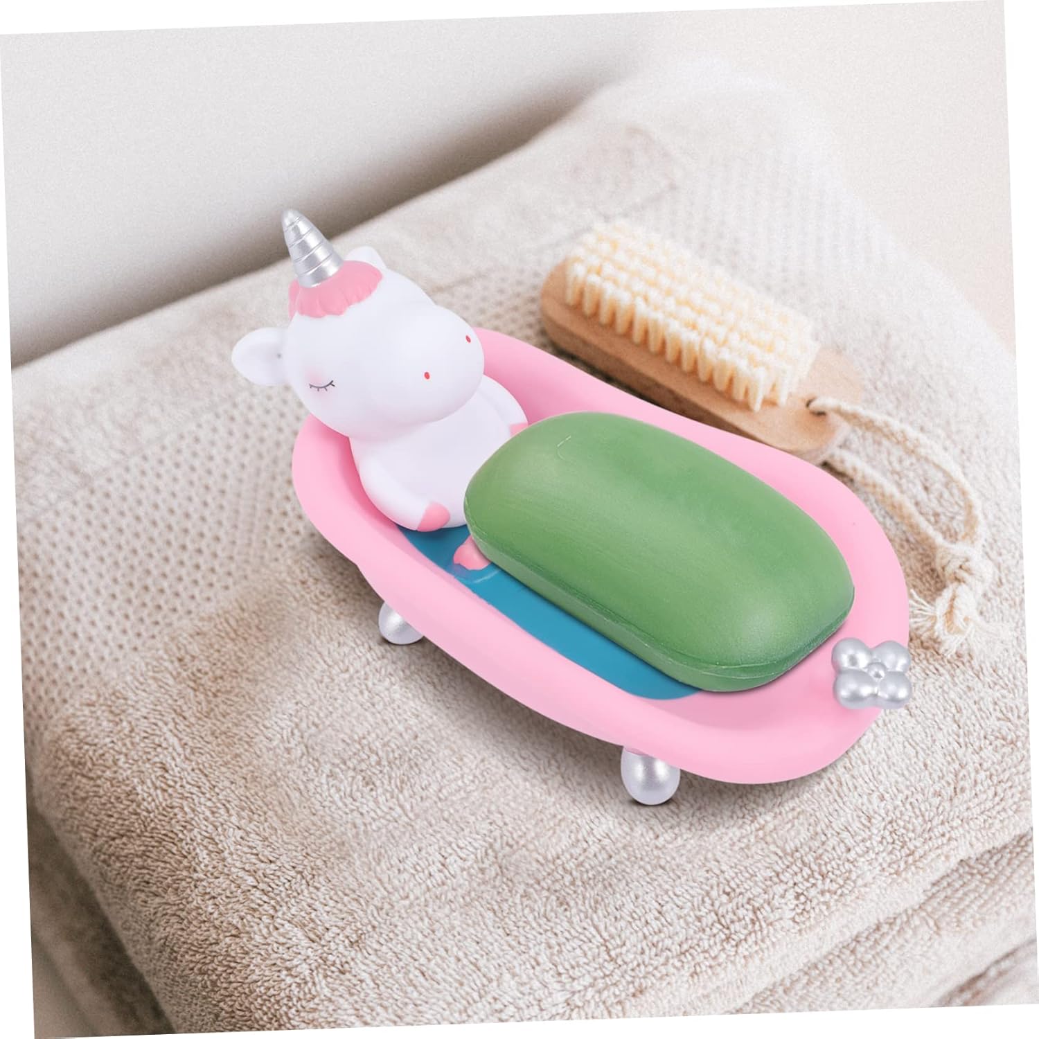 Cartoon Unicorn Soap Dish for Bathroom and Kitchen