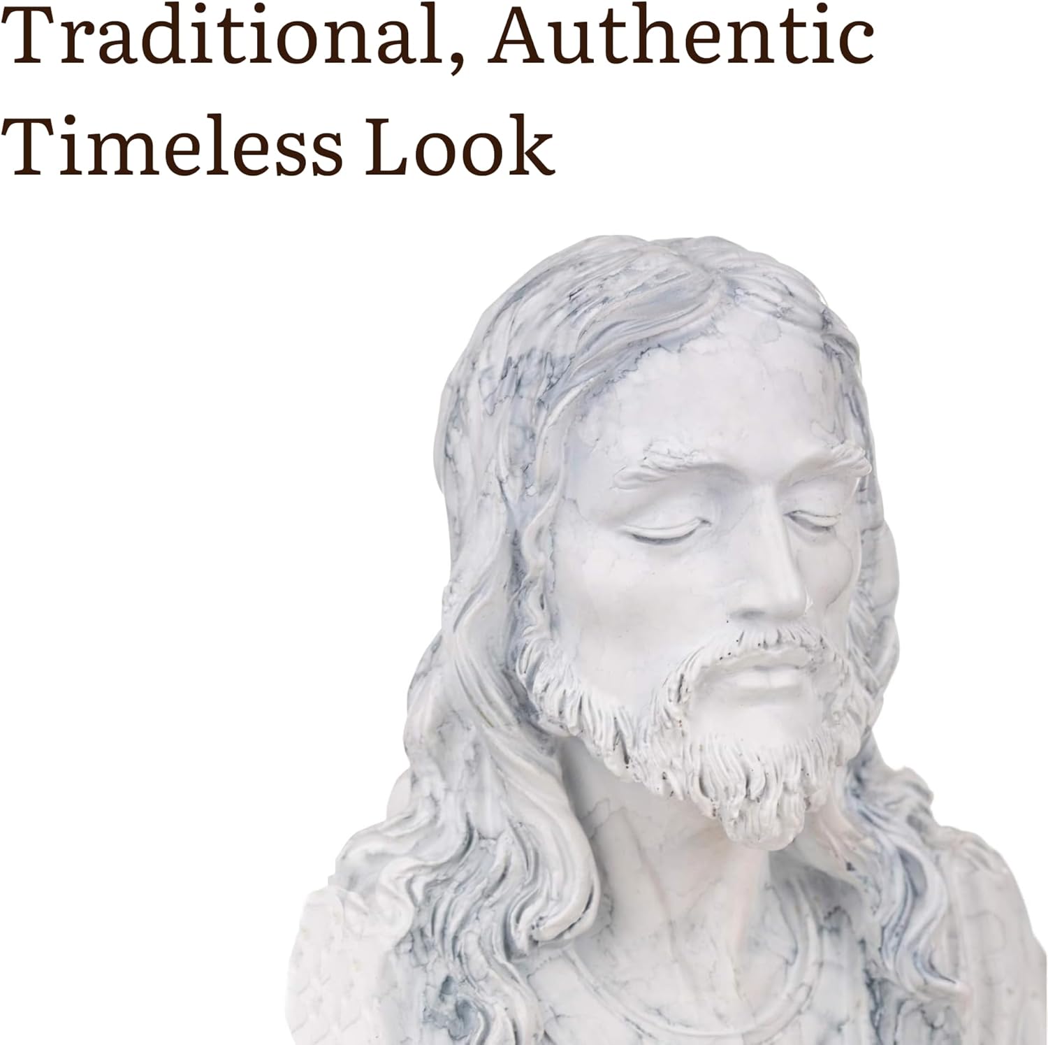 Peace of Christ 10 Inch Marble Statue - Spiritual Decor