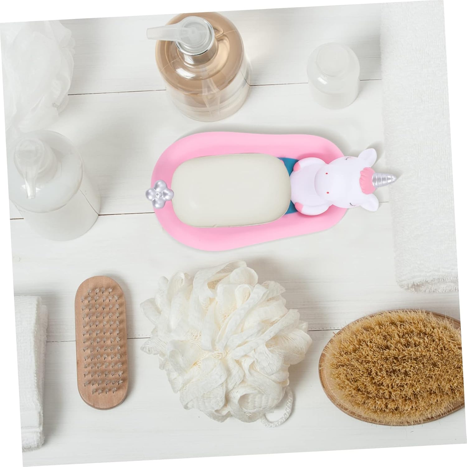 Luxshiny Cartoon Soap Dish Bathroom Holder