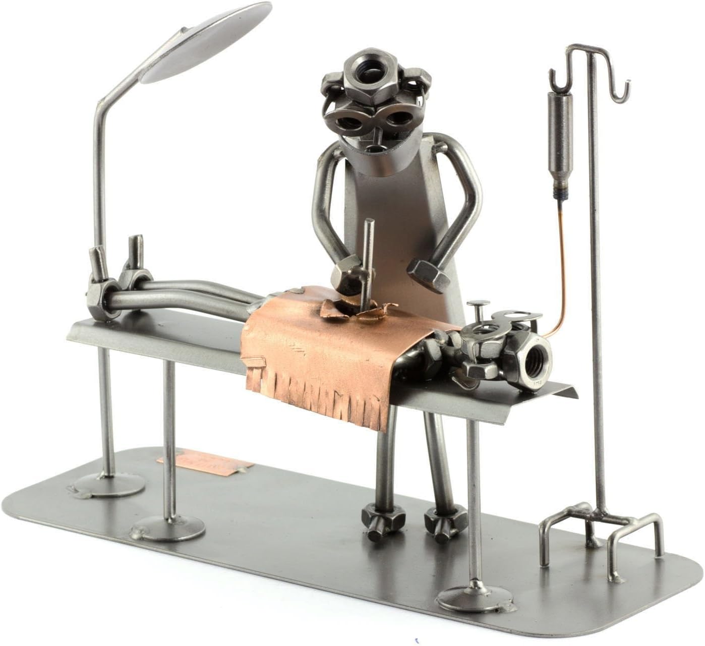 Handmade Surgeon Sculpture Nuts Bolts Figurine Germany