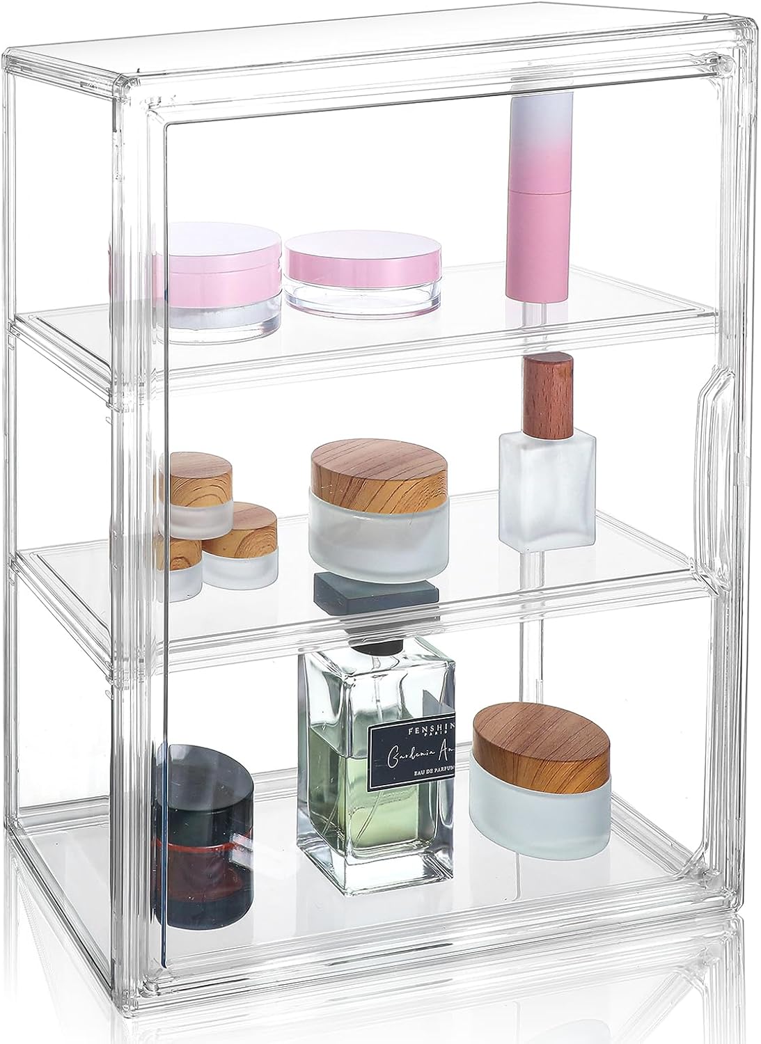 HOFURME Clear Medicine Cabinet for Small Bathrooms