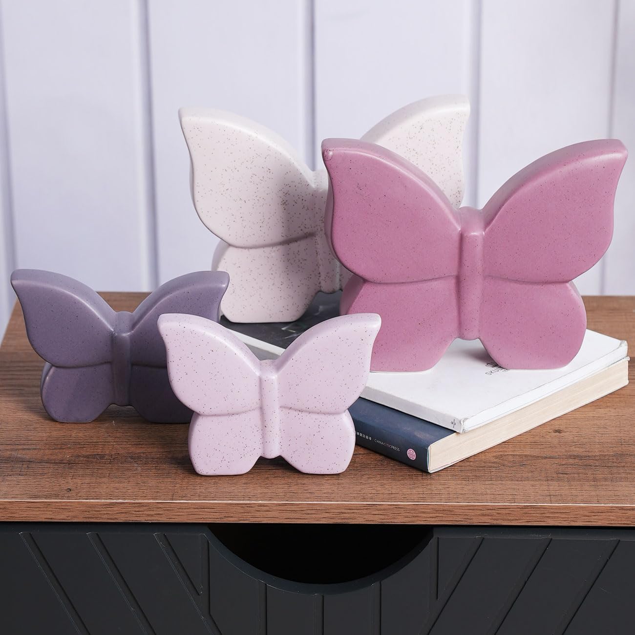 Butterfly Ceramic Sculpture Home Decor 67 Inch