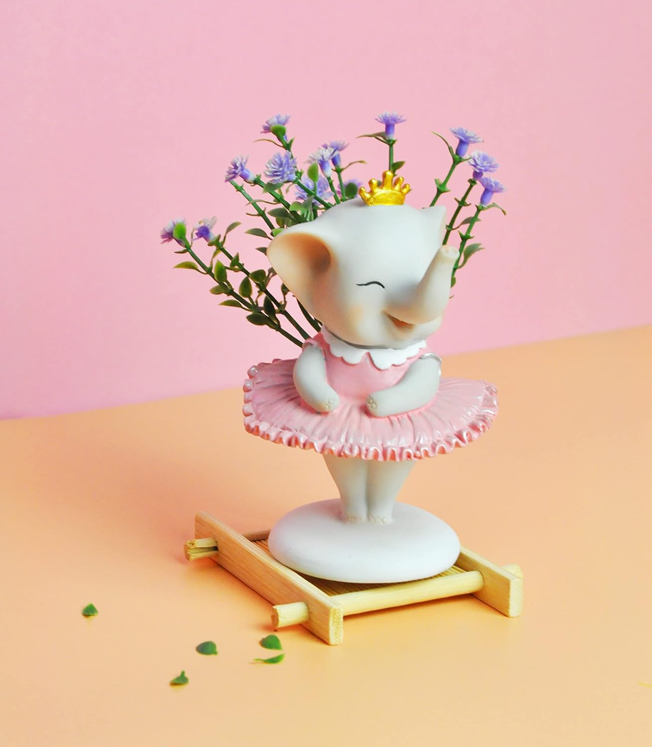Comfy Hour 5 Inch Cute Dancing Ballet Elephant Figurine