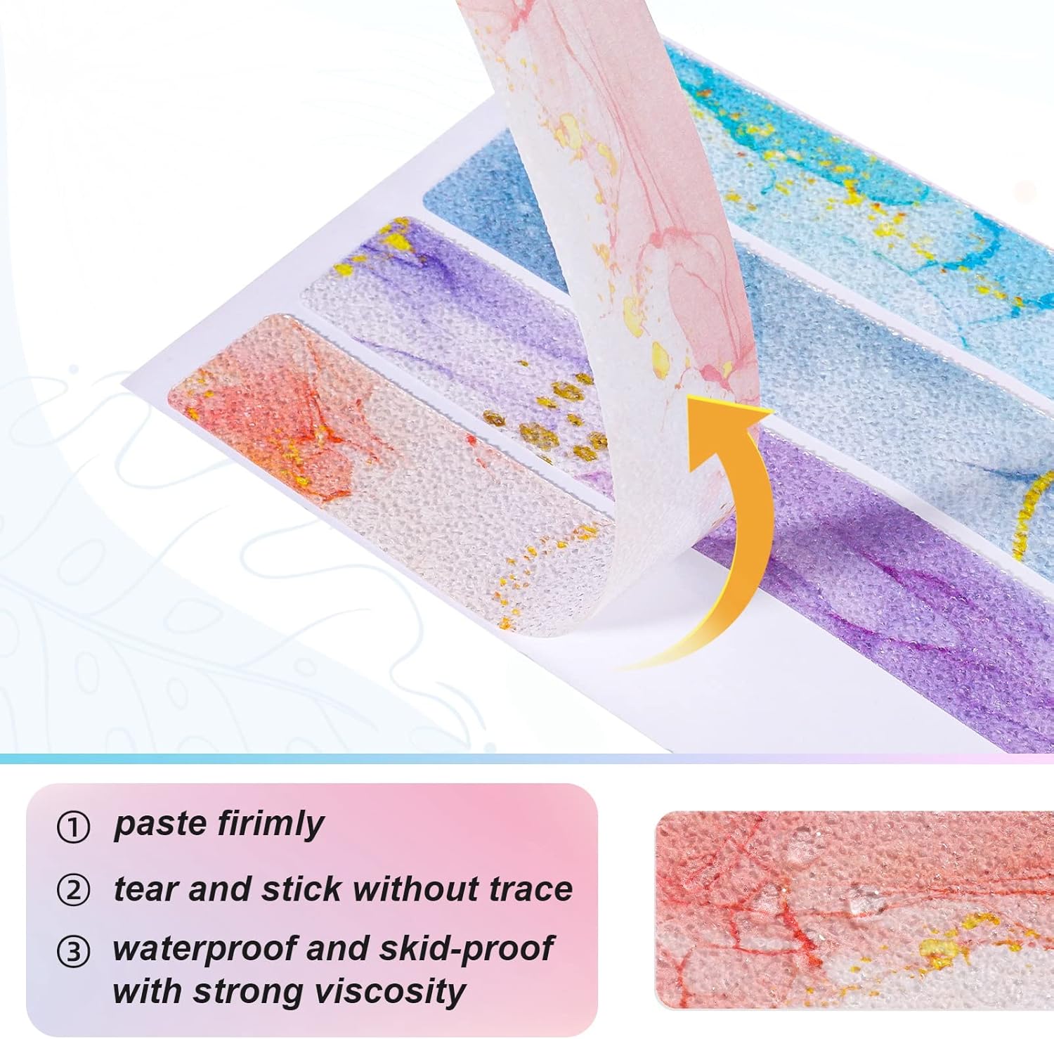 Non-Slip Bathtub Stickers 24 PCS for Safety