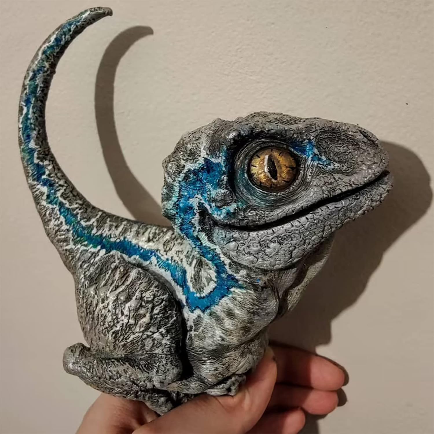 Nudsfuii Desk Statue - Resin Dinosaur Decor Sculpture