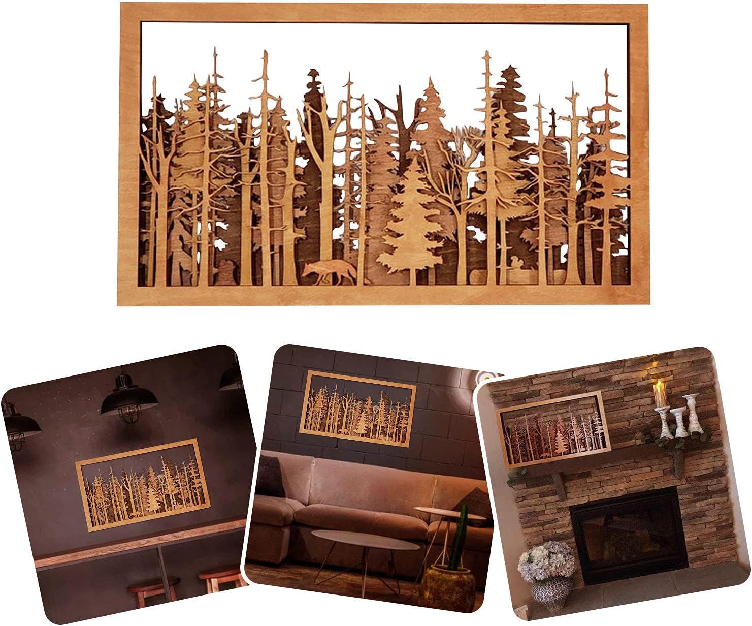 Nudsfuii Small Figurines Wall Decor for Home Office