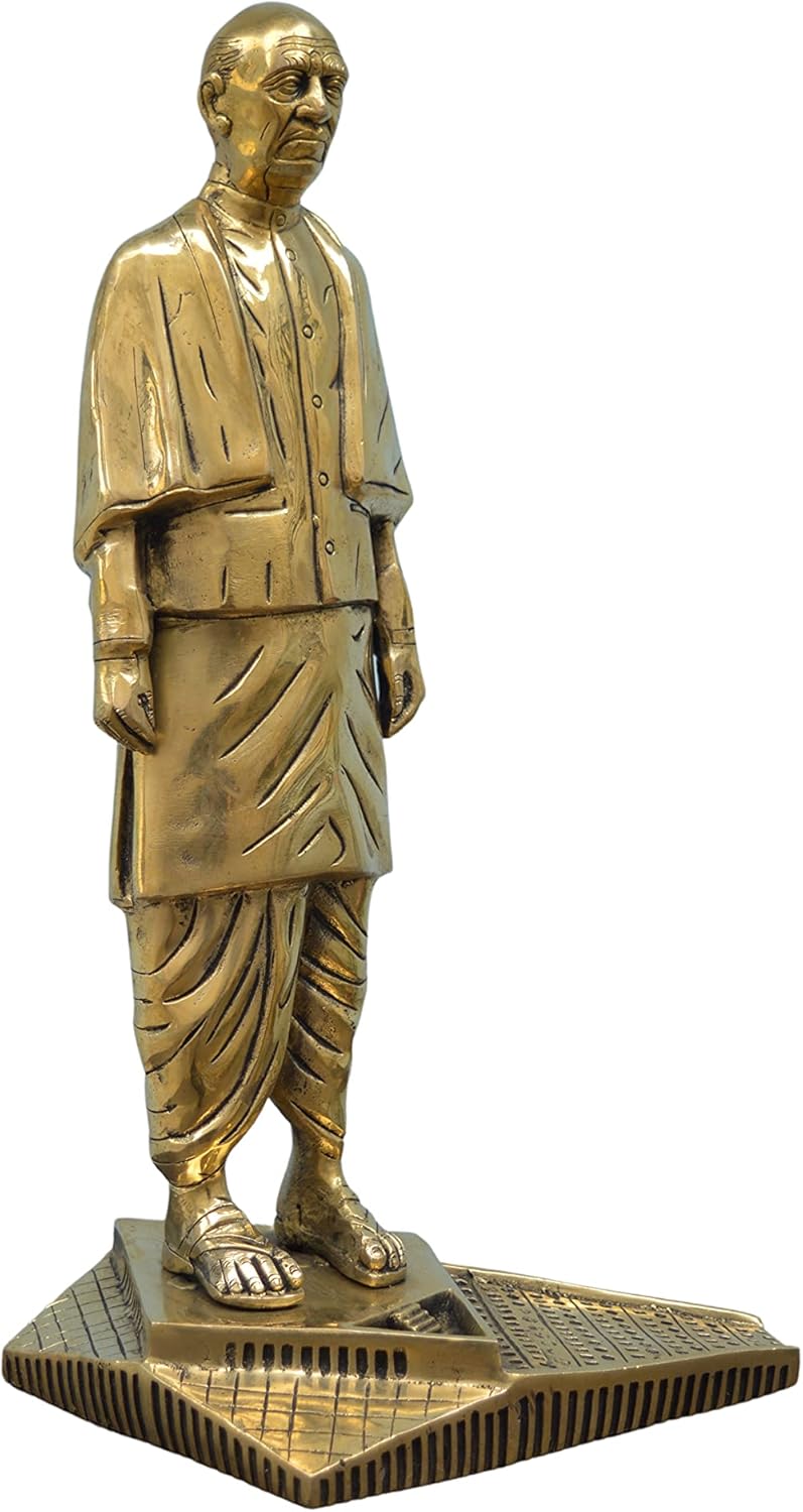 Brass Sardar Vallabhbhai Patel Statue of Unity Desk Art