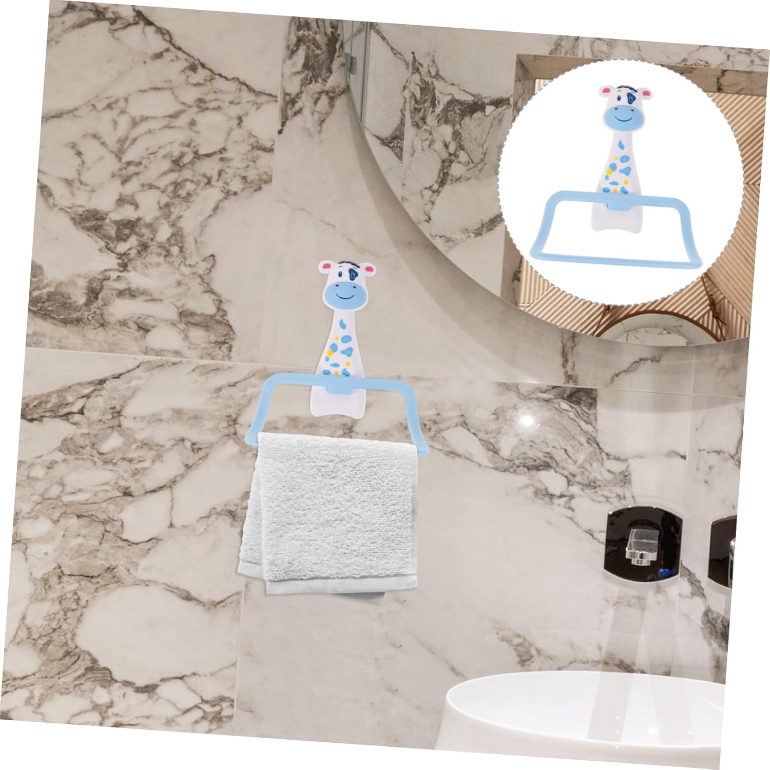ARTIBETTER Cartoon Towel Holder for Bathroom and Kitchen