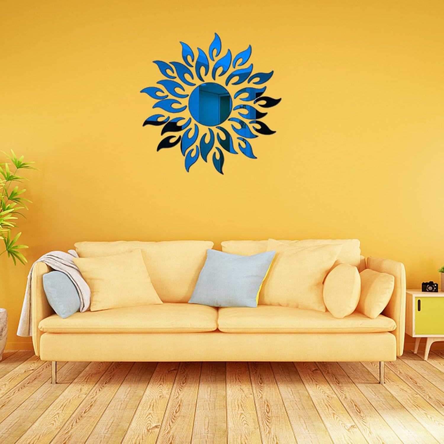 Stylish Sunflower Statue Wall Decor for Home Office