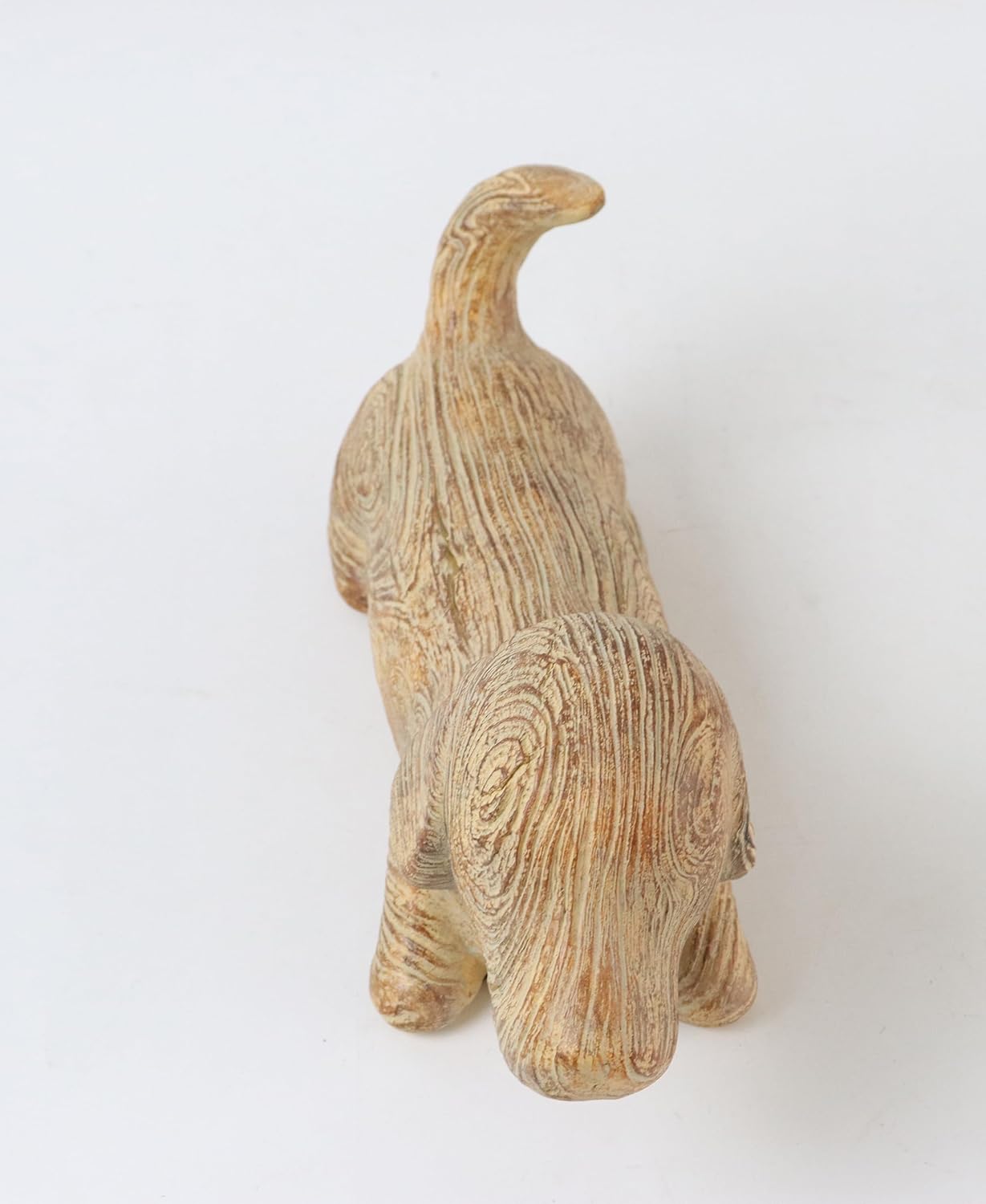 Hymmah Rustic Dog Decor Statue for Living Room