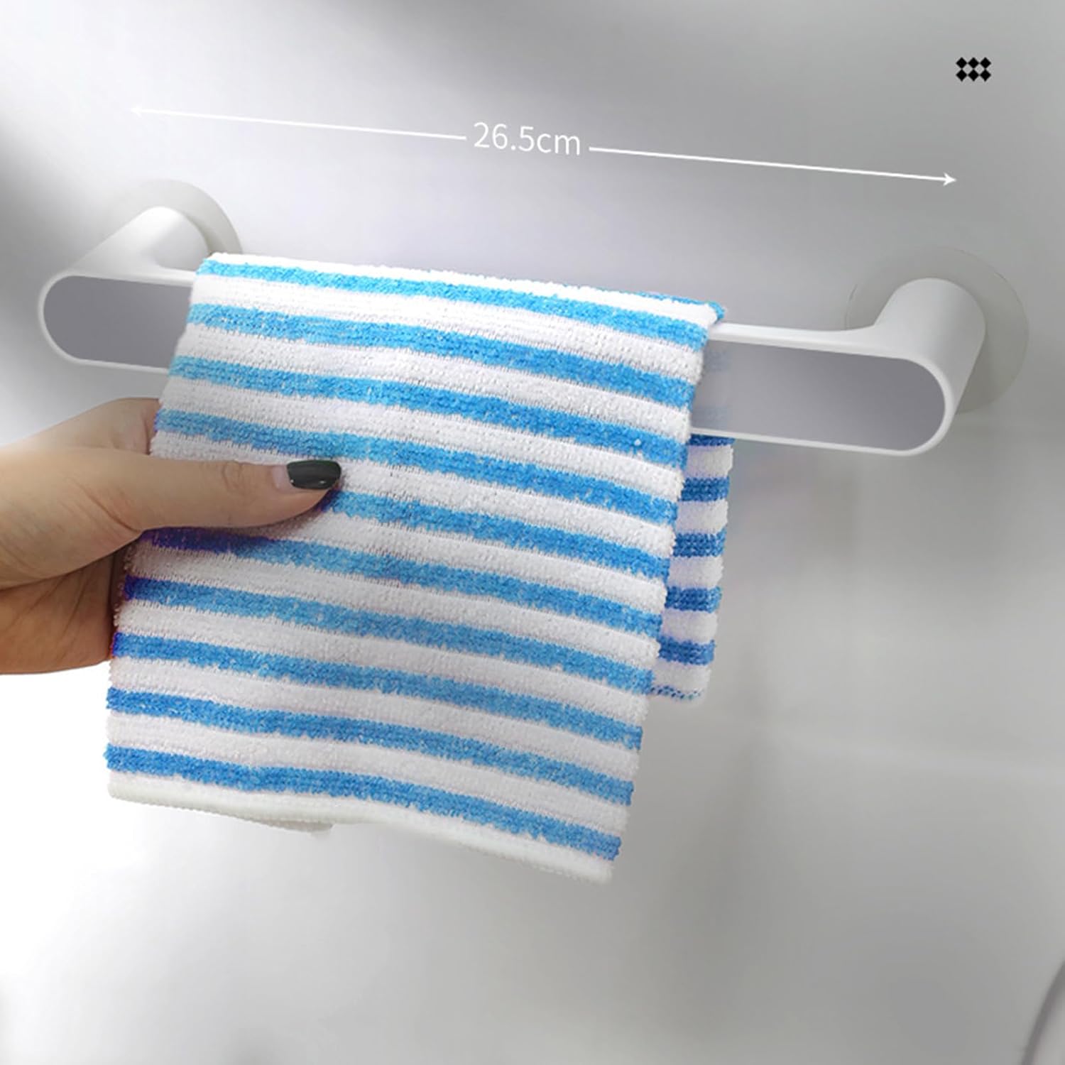 JOKOTI Adhesive Towel Rack for Bathroom Kitchen Bedroom