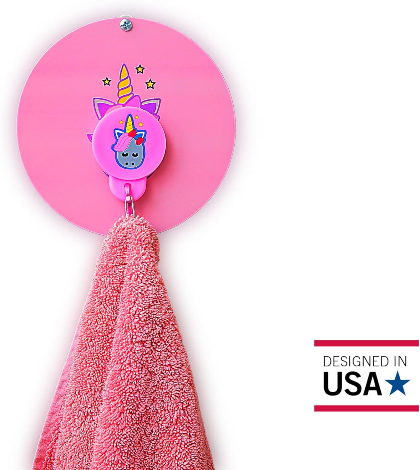 Towel Bud Magnetic Holder Unicorn Design 1