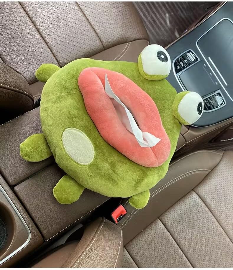 Cute Cartoon Animal Tissue Box Holder for Car and Home