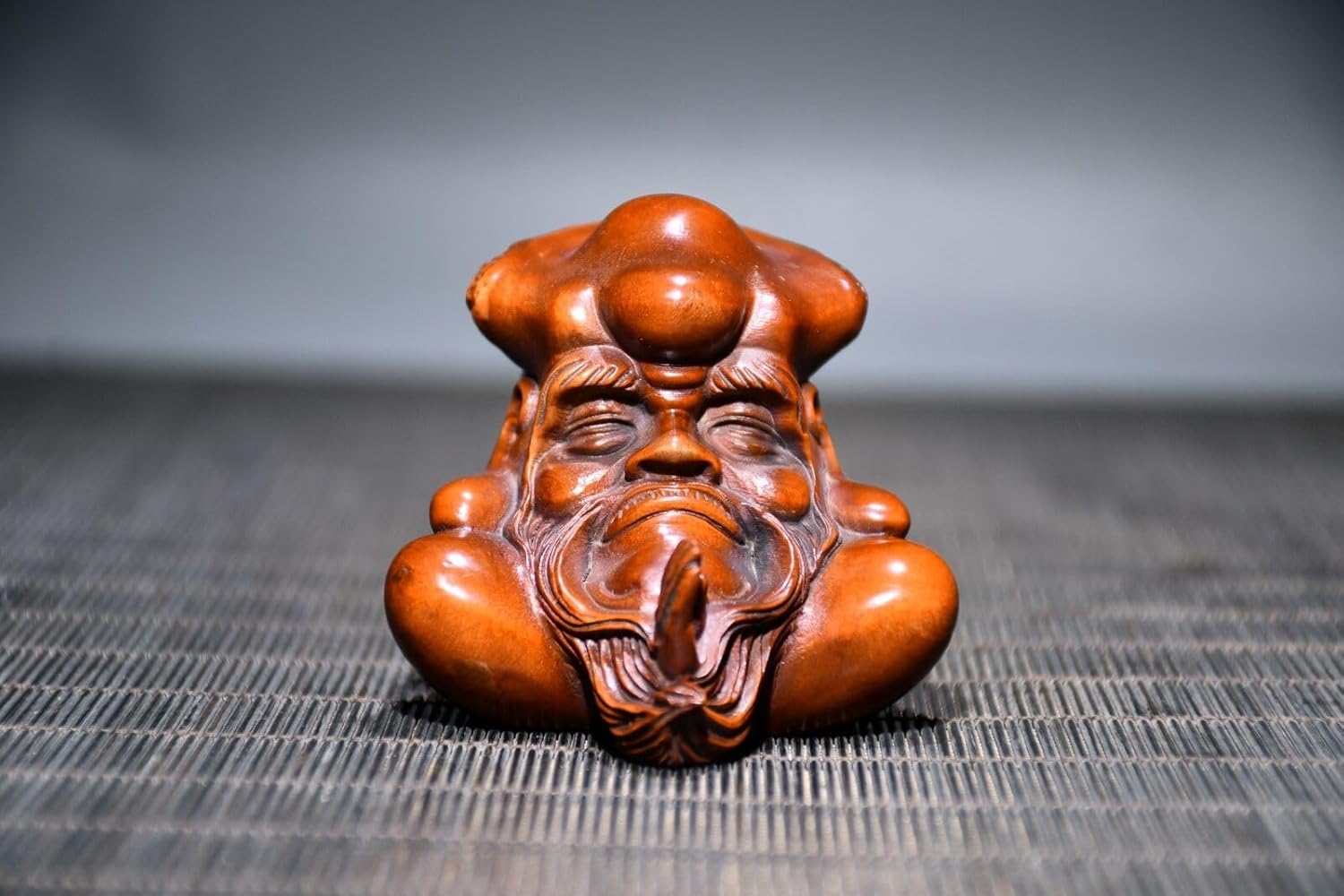 LimpaC Handmade Boxwood Bodhidharma Statue