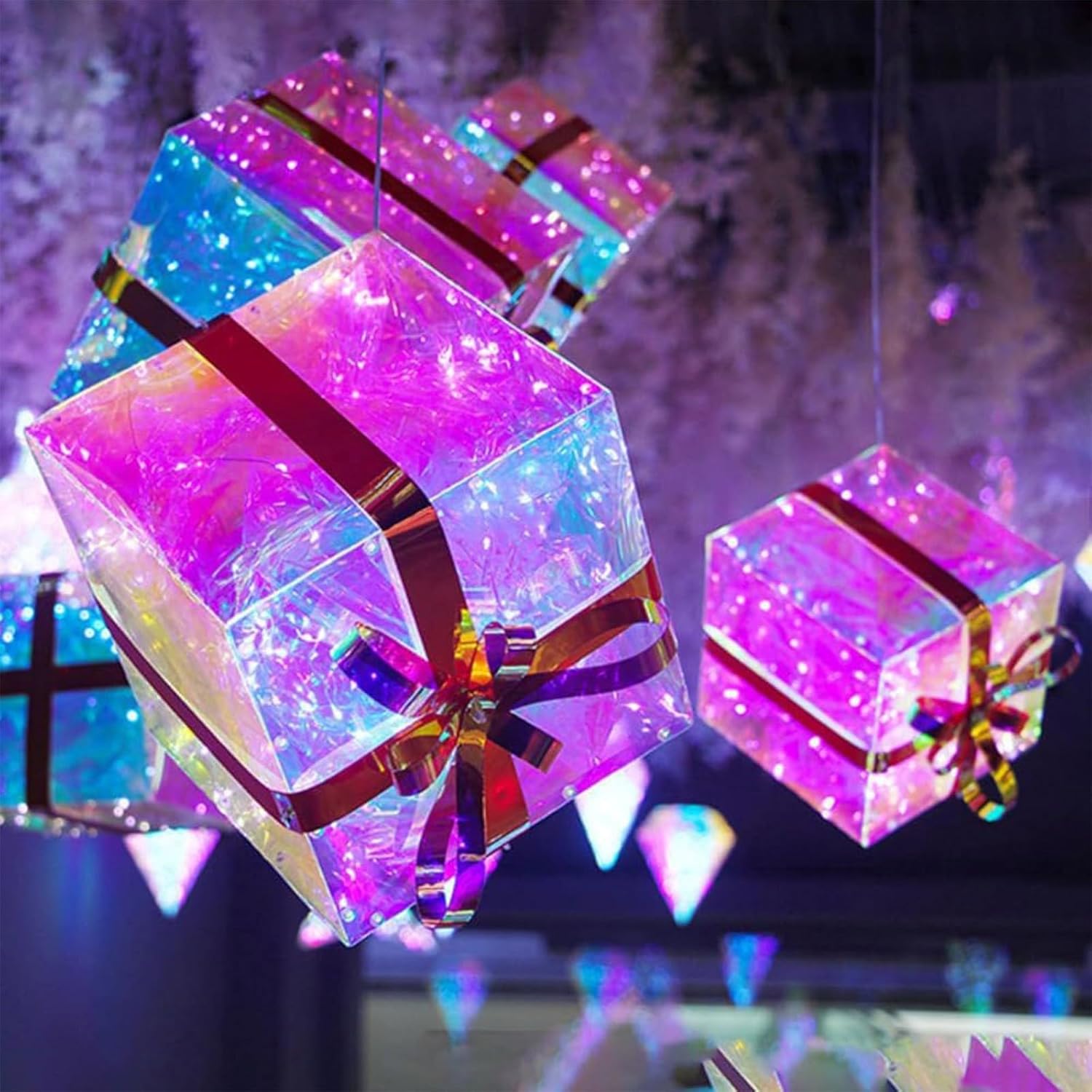 Christmas Star Box Decor for Home and Office
