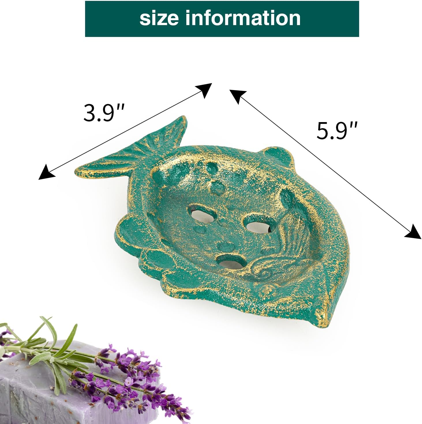 Sungmor Heavy Duty Fish Soap Holder