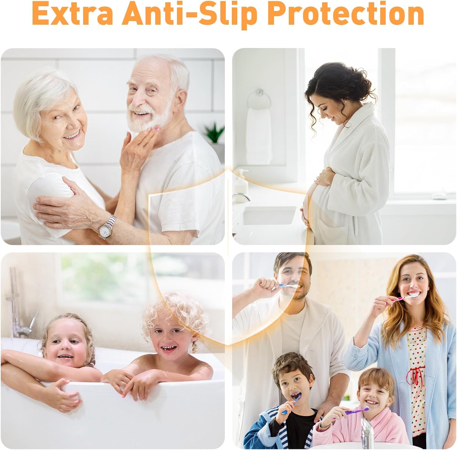 AGPTEK 36PCS Non Slip Bathtub Stickers