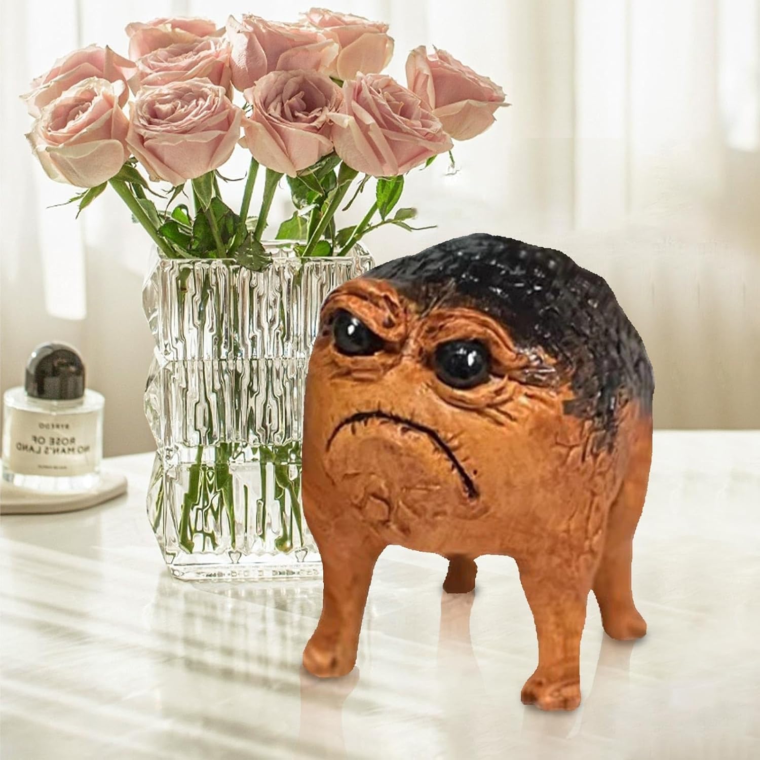 Cute African Frog Statue Home Decor Ornament