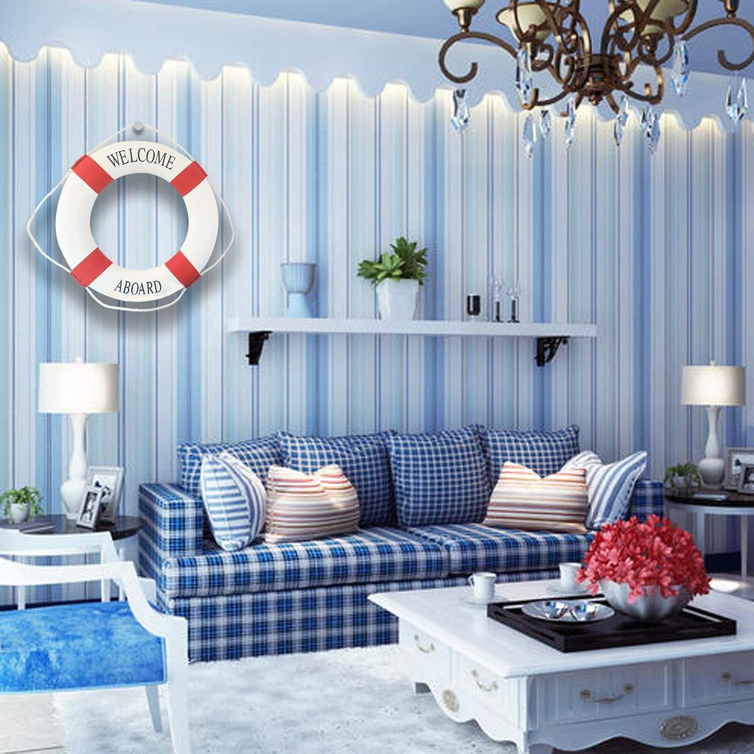 Modern Nautical Wall Statue for Home Decor