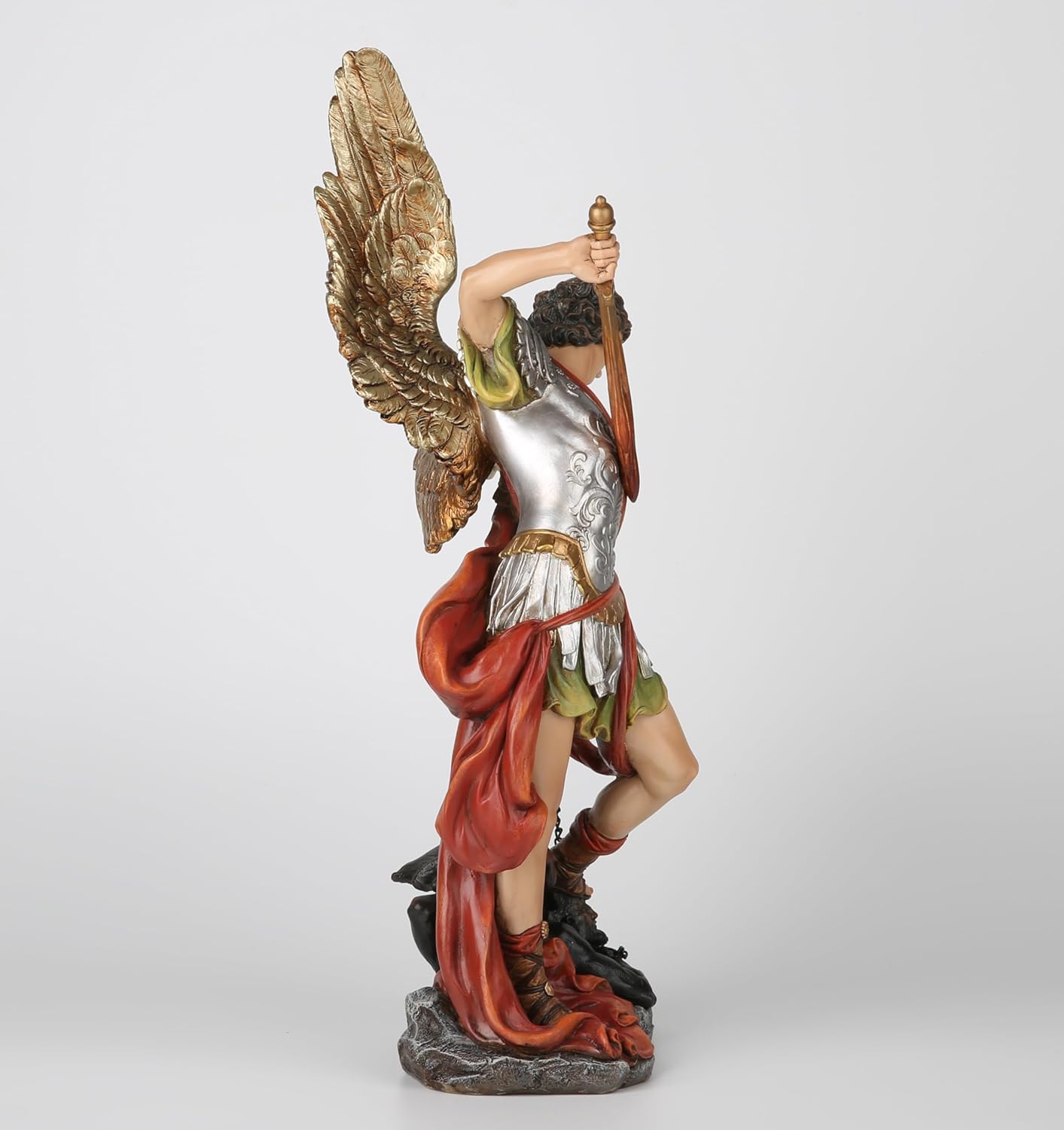 BC Catholic St Michael Statue 17 Inch Religious Decor