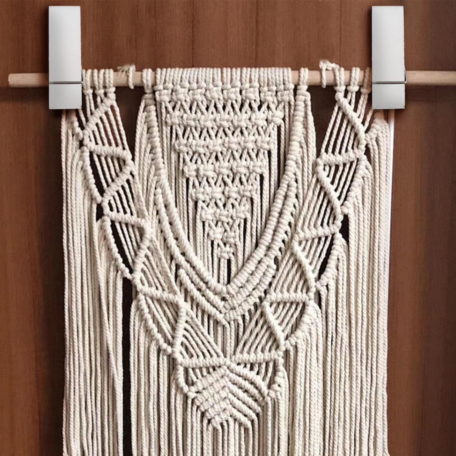 UVKDEENK 2 Pack Vintage Wooden Towel Hooks